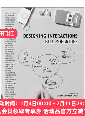 关键设计报告 英文原版 Designing Interactions The MIT Press 改变过去影响未来的交互设计法则 Bill Moggridge 精装 进口书籍