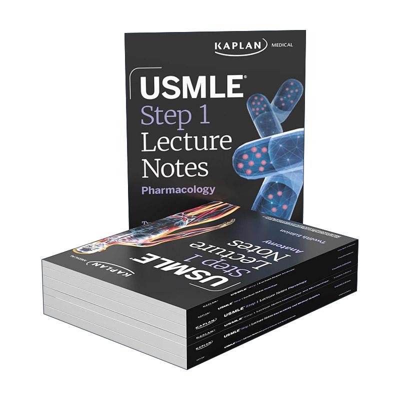 英文原版 Usmle Step 1 Lecture Notes 卡普兰 美国执业医师资格考试课堂笔记7本套装 第12版 英文版 进口英语原版书籍