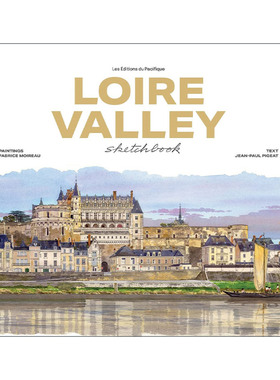 英文原版 Loire Valley Sketchbook 卢瓦尔河谷水彩写生薄 新版 精装 英文版 进口英语原版书籍
