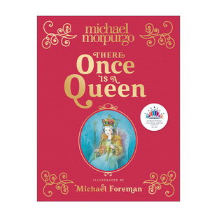 英文原版 There Once Is A Queen 从前有位女王 伊丽莎白二世精装插画传记绘本 迈克尔莫波格精装 英文版 进口英语原版书籍