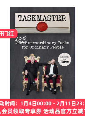 英文原版 Taskmaster 英国综艺Taskmaster周边书 220个绝佳任务 英文版 进口英语原版书籍