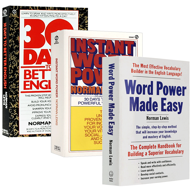 Word Power Made Easy 单词的力量英文原版 30天提高英语技能英文版 词根词缀记英语词汇学习进口原版书 诺曼刘易斯 Norman Lewis