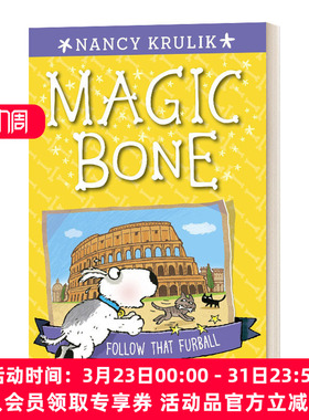 英文原版 Follow That Furball #3 Magic Bone 神奇的骨头3 英文版 儿童章节小说书 进口英语原版书籍