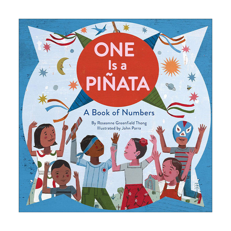 英文原版 One Is a Pinata 一是彩罐 数字双语书 英语-西班牙语 精装 英文版 进口英语原版书籍