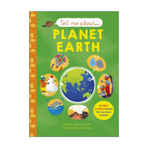 英文原版 Tell Me About Planet Earth 探索地球 儿童科普百科精装绘本 英文版 进口英语原版书籍