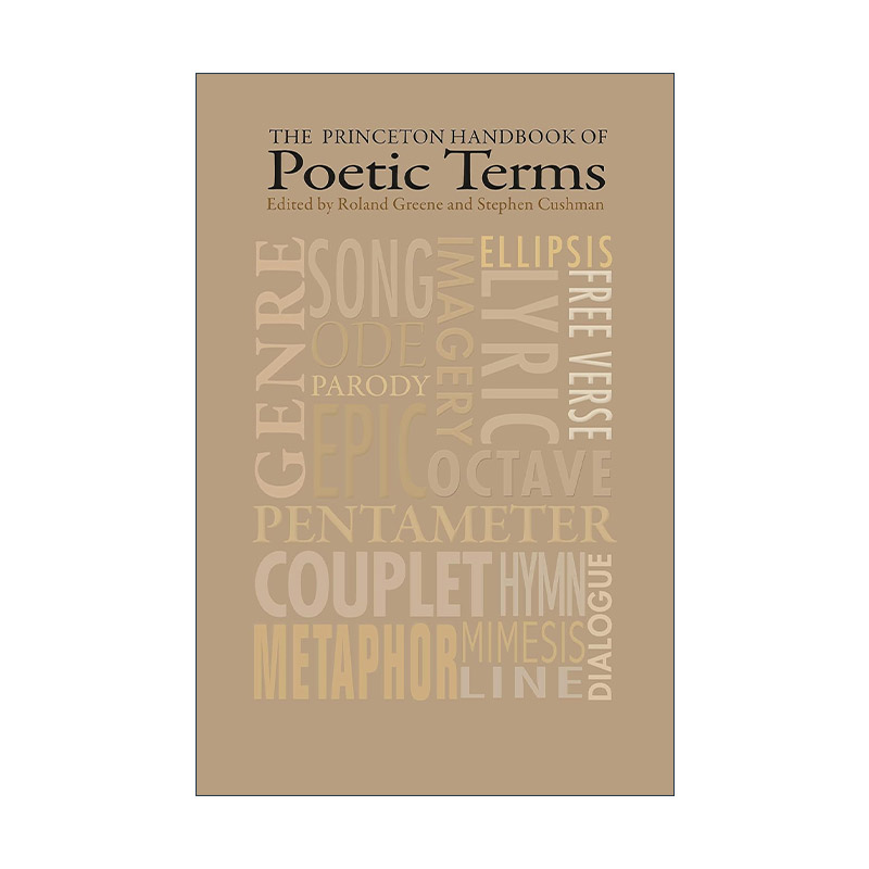 英文原版 The Princeton Handbook of Poetic Terms 普林斯顿诗歌术语手册 第三版 斯坦福大学教授Roland Greene 进口英语原版书籍