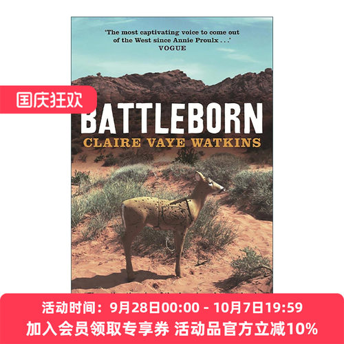 英文原版 Battleborn 战山风情画 Claire Vaye Watkins 短篇小说集 英文版 进口英语原版书籍