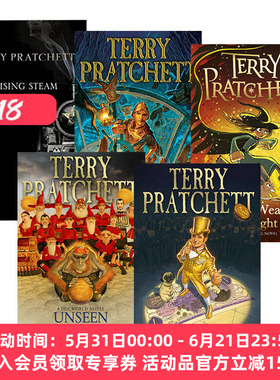 碟形世界系列36-40 五册套装 英文原版 Discworld Novel 畅销科幻小说 Terry Pratchett 看不见的运动服 英文版 进口英语原版书籍