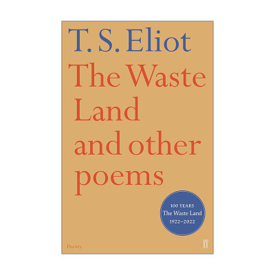 荒原 TS艾略特诗集 英文原版 The Waste Land and Other Poems 英文版 进口英语原版书籍