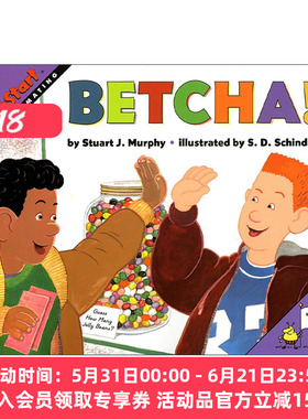 英文原版 Mathstart Level 3 Betcha 数学启蒙绘本3级 英文版 进口英语原版书籍