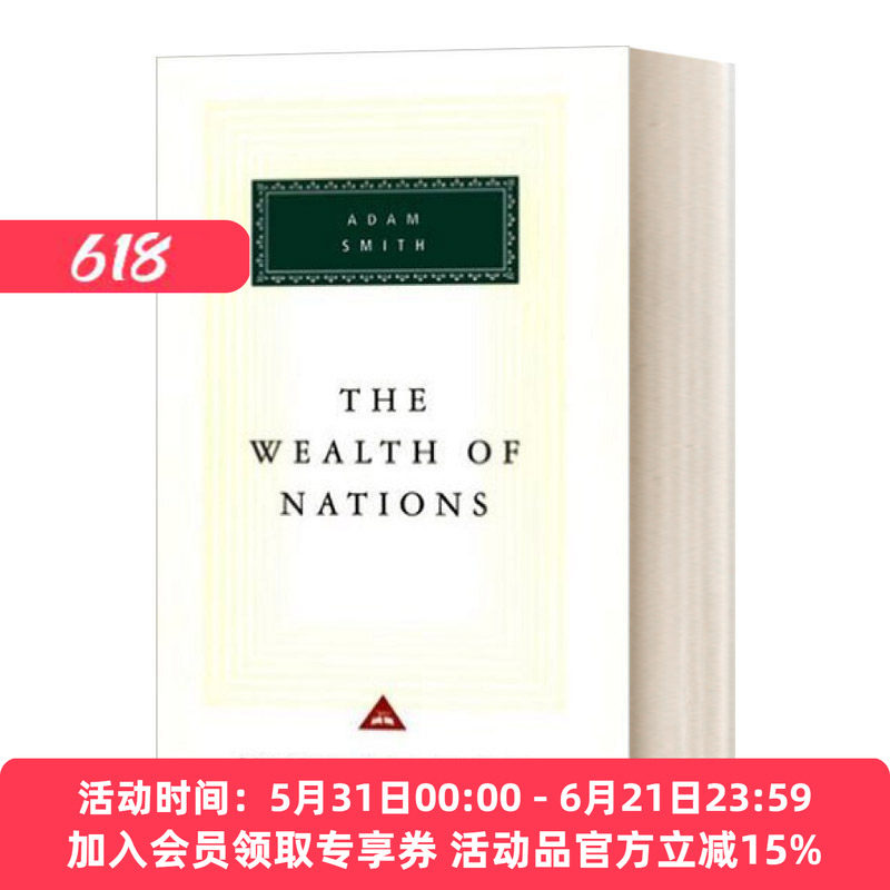 英文原版 The Wealth of Nations 国富论 人人图书馆精装收藏版 英文版 进口英语原版书籍