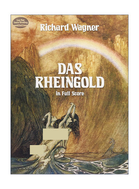 英文原版 Das Rheingold in Full Score 理查德·瓦格纳歌剧莱茵的黄金全谱 Richard Wagner 英文版 进口英语原版书籍