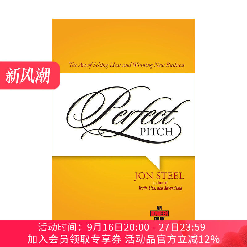 英文原版 Perfect Pitch 完美陈述 精装 推介理念和赢得商机的艺术 英文版 进口英语原版书籍