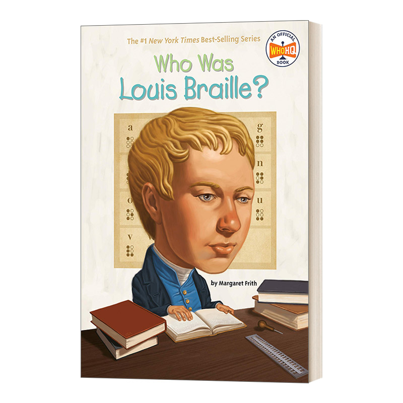 英文原版 Who Was Louis Braille 路易斯·布莱叶是谁 Who Was Is 系列名人传记系列 英文版 进口英语原版书籍