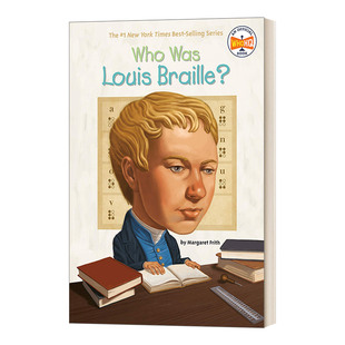 书籍 Was 进口英语原版 英文版 系列名人传记系列 路易斯·布莱叶是谁 Braille Louis Who 英文原版