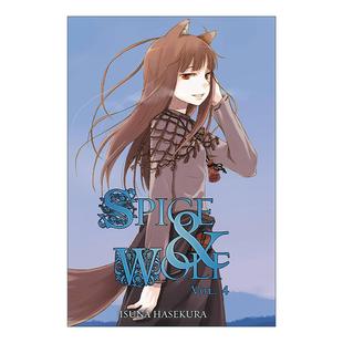 狼与香辛料4 书籍 And 进口英语原版 英文版 奇幻主题漫画轻小说 Vol Wolf Spice 英文原版