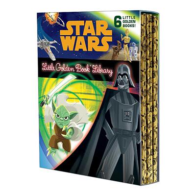 英文原版 The Star Wars Little Golden Book Library 星球大战 太空传奇系列6册盒装套装 兰登书屋精装小金书 进口英语原版书籍