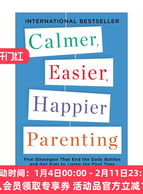 英文原版 Calmer Easier Happier Parenting 更平静 轻松 快乐的育儿指南 避免争吵 Noel Janis-Norton 英文版 进口英语原版书籍