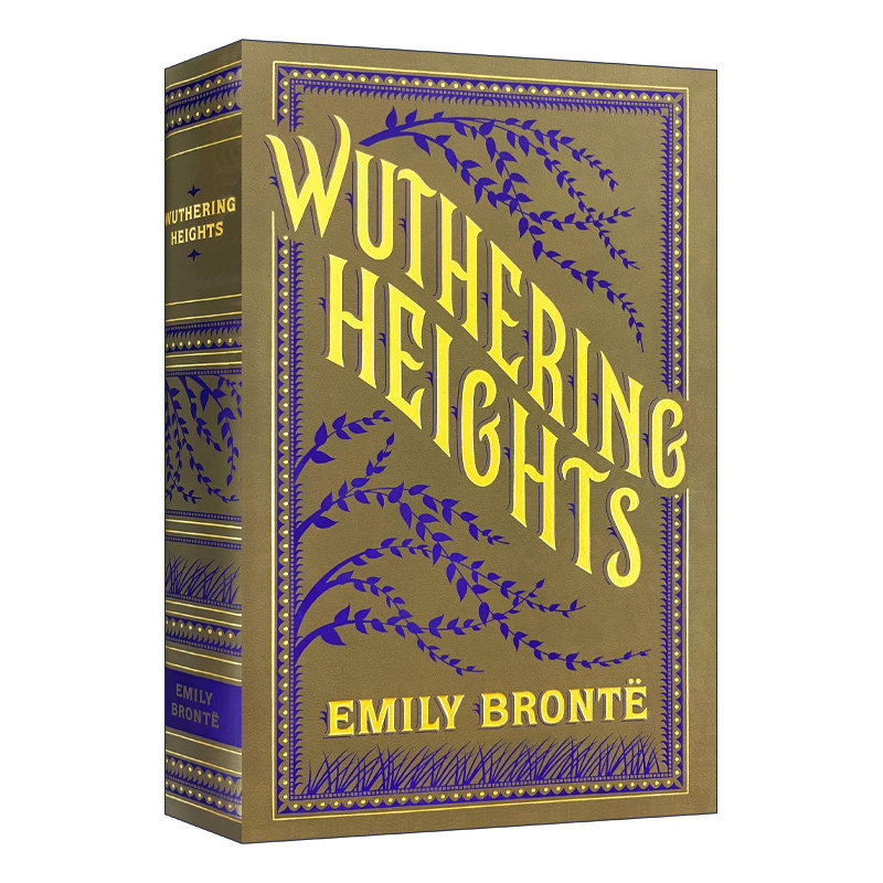 英文原版 Wuthering Heights 呼啸山庄 巴诺经典 皮革精装收藏版 英文版 进口英语原版书籍