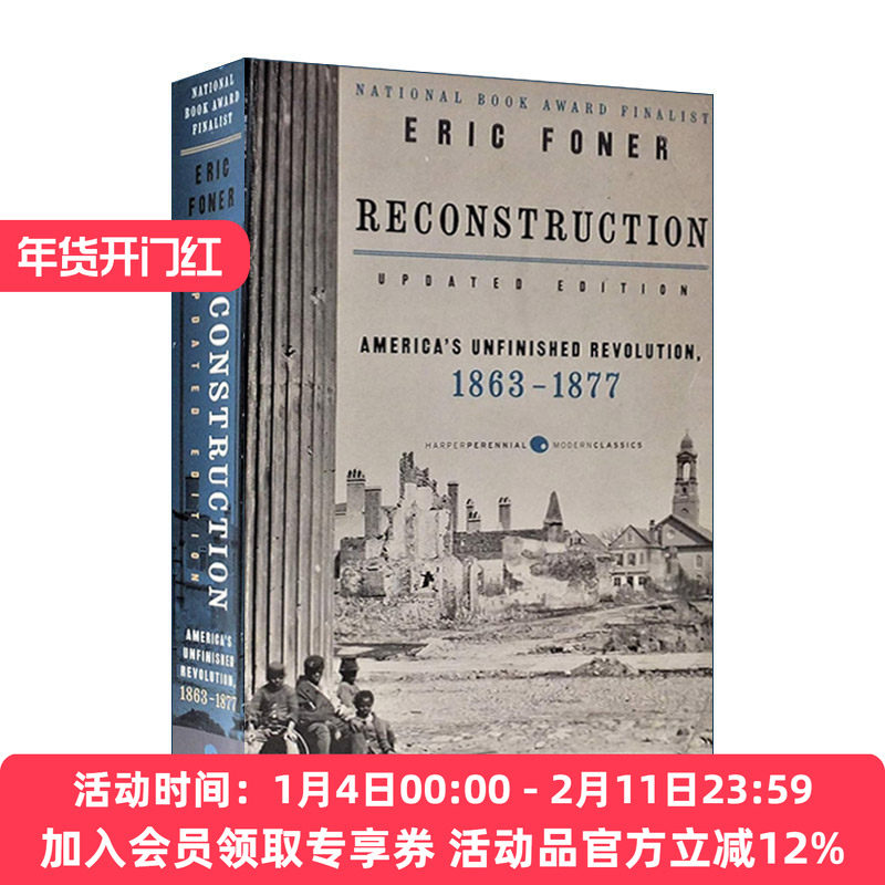 英文原版 Reconstruction 重建 美利坚未完成的革命 哥伦比亚大学教授Eric Foner 英文版 进口英语原版书籍