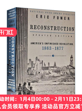 英文原版 Reconstruction 重建 美利坚未完成的革命 哥伦比亚大学教授Eric Foner 英文版 进口英语原版书籍