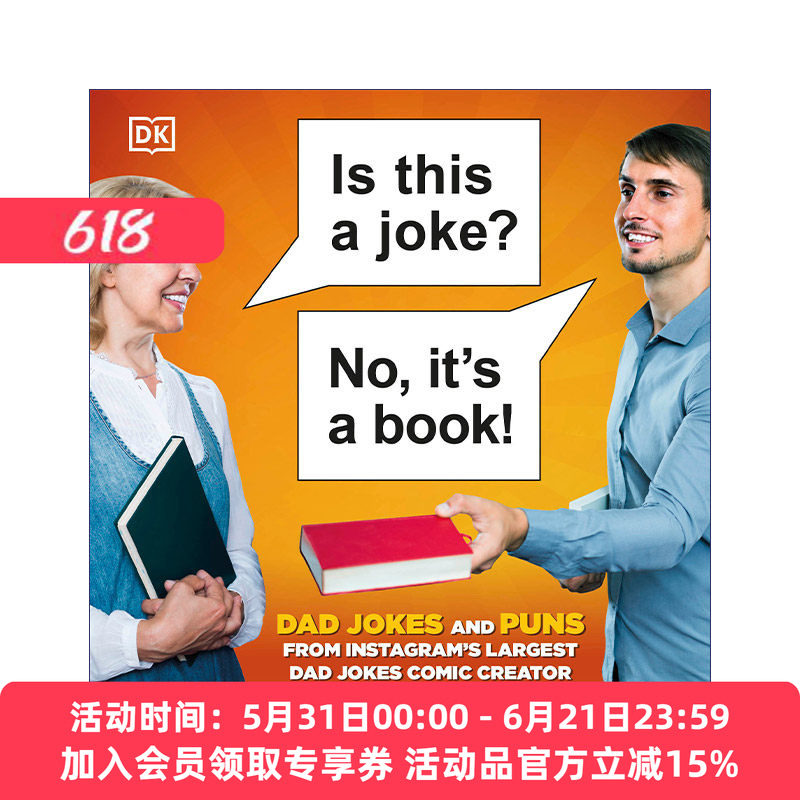 100个双关语 英文原版 Is This a Joke No It's Book 谐音梗冷笑话 精装 英文版 进口英语原版书籍
