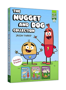 努格特和狗3册盒装 英文原版 The Nugget and Dog Collection Boxed Set 分级阅读漫画版 Ready-to-Read Graphics Level 2 英文版