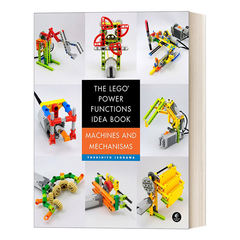 英文原版 The LEGO Power Functions Idea Book  Volume 1 乐高动力组创意搭建指南 机械结构篇 Yoshihito Isogawa 进口原版书籍