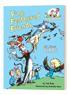 英文原版 Fine Feathered Friends Cat in the Hat's Learning Library 苏斯博士 戴帽子的猫图书馆 鸟类朋友 英文版 进口英语书