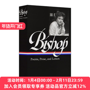 英文原版 Elizabeth Bishop Poems Prose and Letters 伊丽莎白毕肖普 诗歌 散文和书信 美国图书馆 精装 英文版 进口英语书籍