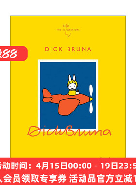 英文原版 Dick Bruna 迪克·布鲁纳作品集 Miffy米菲兔创作者 The Illustrators插画家系列 精装 英文版 进口英语原版书籍