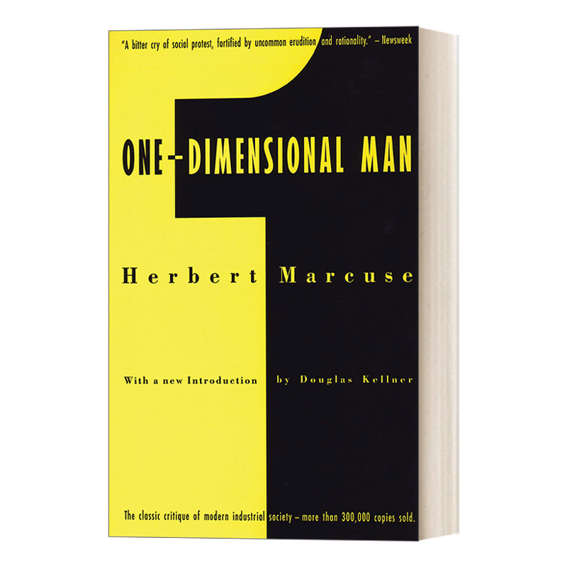 英文原版 One-Dimensional Man 单向度的人 发达工业社会意识形态研究 Herbert Marcuse 英文版 进口英语原版书籍