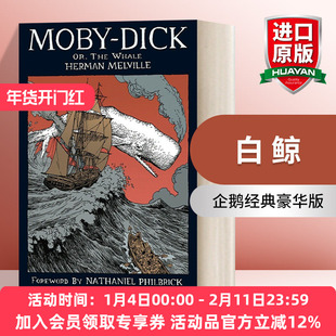 白鲸 英文原版 Moby-Dick or The Whale Penguin Classics Deluxe Edition 企鹅经典豪华毛边版 精装 英文版 进口英语原版书籍