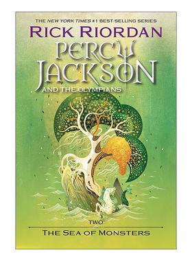英文原版 Percy Jackson and the Olympians Book Two The Sea of Monsters 波西杰克逊与奥林匹斯2 魔兽之海 英文版 进口书籍