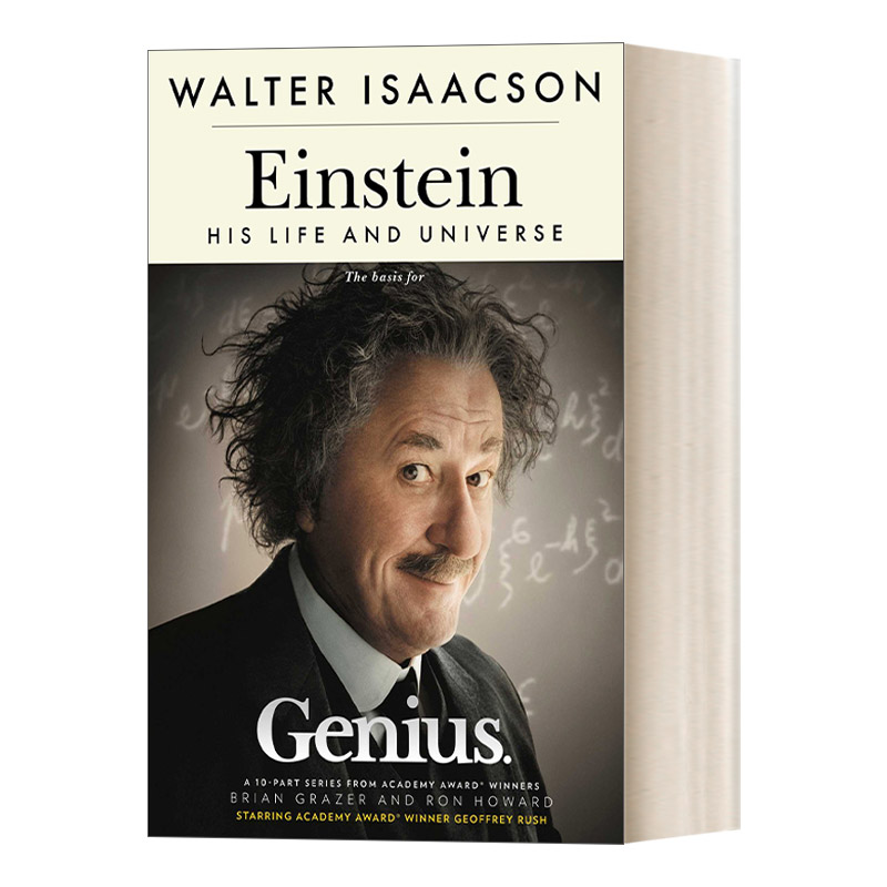 英文原版 Einstein His Life and Universe 爱因斯坦传 英文版 进口英语原版书籍