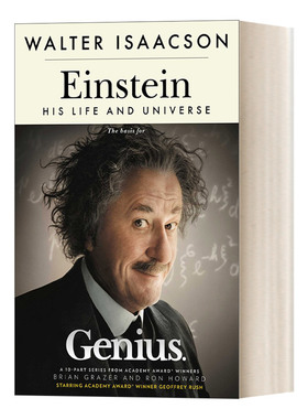 英文原版 Einstein His Life and Universe 爱因斯坦传 英文版 进口英语原版书籍