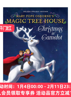 英文原版 Magic Tree House Deluxe Holiday Edition Christmas in Camelot 卡米洛城的圣诞节 神奇树屋豪华精装收藏版 英文版