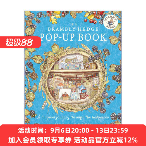 野蔷薇村的故事 英文原版 The Brambly Hedge Pop-Up Book 精装彩色立体书 英文版 进口英语原版书籍