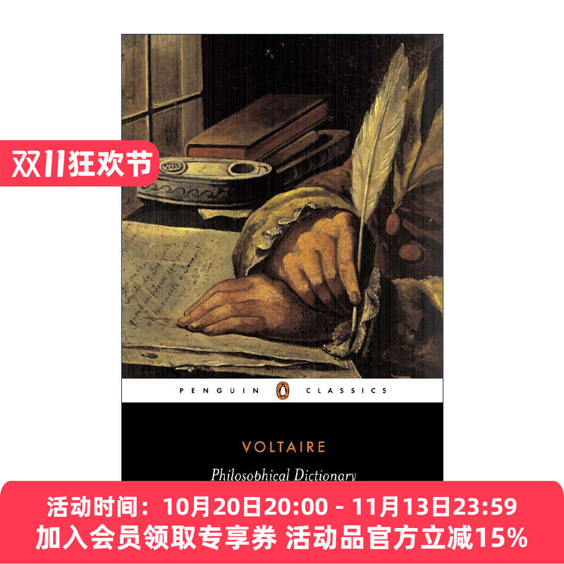 哲学词典 英文原版 Philosophical Dictionary Penguin Classics Francois Voltaire伏尔泰 企鹅经典 英文版 进口英语原版书籍