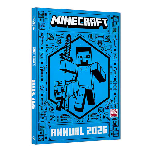 英文原版 Minecraft Annual 2026 我的世界2026年鉴 精装 MC游戏周边书 性格测试 游戏技巧 生物桌游 生存挑战 英文版 进口原版书
