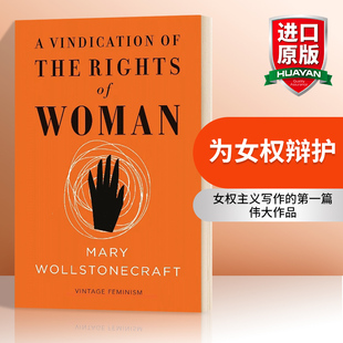 短篇 英文版 英语书籍 华研原版 Woman 进口原版 the Vindication 女性主义经典 Rights 英文原版 沃斯通克拉夫特 为女权辩护