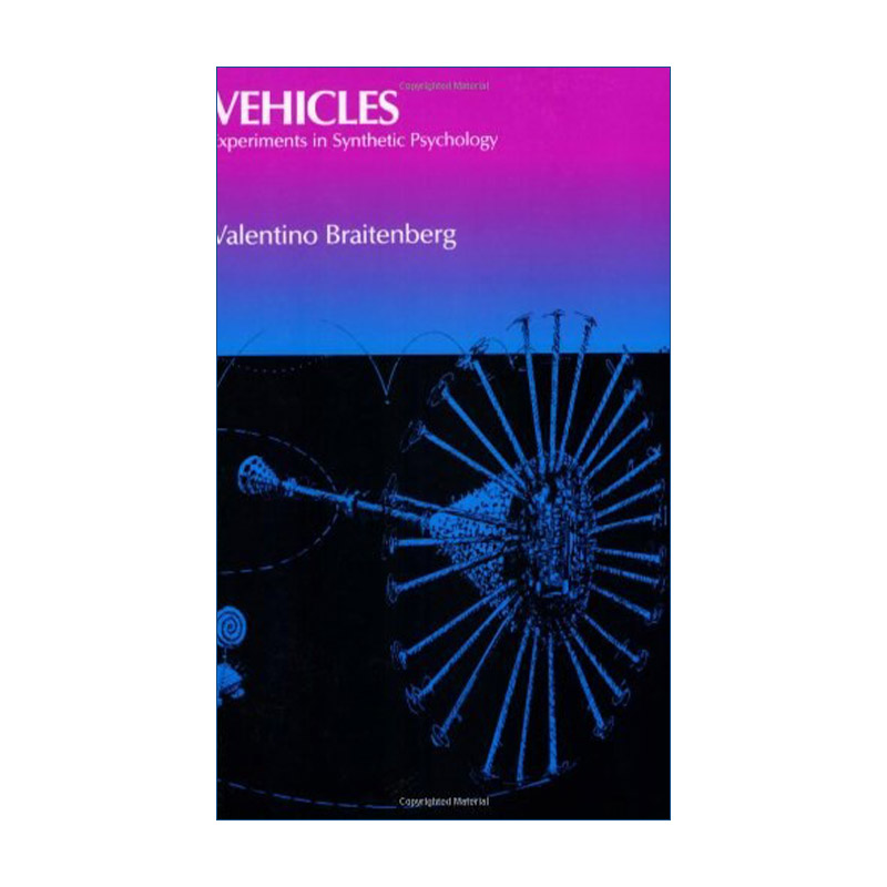 工具 英文原版 Vehicles 综合心理学思维实验 认知心理学 Valentino Braitenberg 英文版 进口英语原版书籍