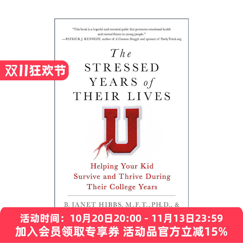 英文原版 The Stressed Years of Their Lives 他们生活中的压力岁月 帮助你的孩子在他们的大学生活中生存和发展 进口英语书籍