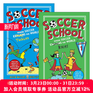 Where Tackles Soccer Season 英文版 书籍 英文原版 绘本 Explains School World the Rules 进口英语原版 足球学校2册