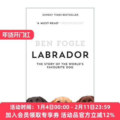 英文原版 Labrador the Story of the World's Favourite Dog 拉布拉多猎犬 人类的宠儿 英文版 进口英语原版书籍