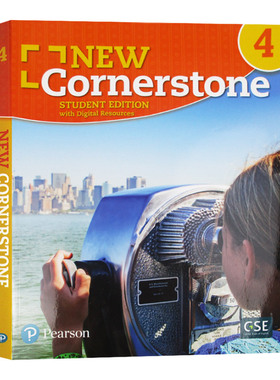 美国ESL综合小学教材 第4级 学生书 英文原版 New Cornerstone Grade 4 Student Edition with Digital Resources 英文版英语书籍