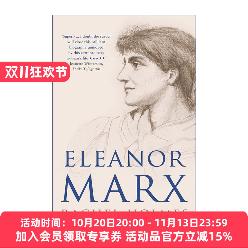英文原版 Eleanor Marx 她这样的一生 爱琳娜·马克思传 瑞秋·霍姆斯 英文版 进口英语原版书籍