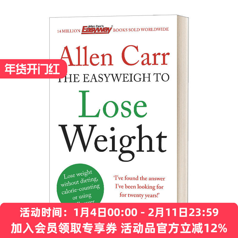 英文原版 Allen Carr's Easyweigh to Lose Weight 这本书能让你减肥 英文版 进口英语原版书籍