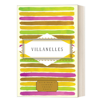 英文原版 Villanelles 十九行诗集 Everyman精装收藏版 口袋诗歌系列 英文版 进口英语原版书籍