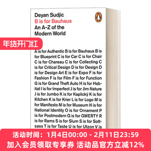 英文原版 B is for Bauhaus B代表包豪斯 迪耶·萨迪奇 企鹅设计系列 英文版 进口英语原版书籍